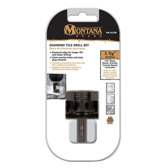 Montana Brand 1-3/8 in. Alloy Steel Drill Bit 1 pc.