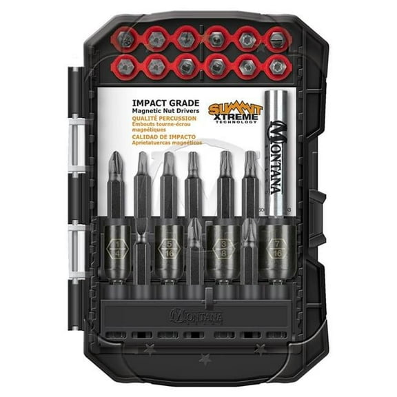 Montana Brand Tools 26 Piece Summit Xtreme Technology Power Driving Bit Set