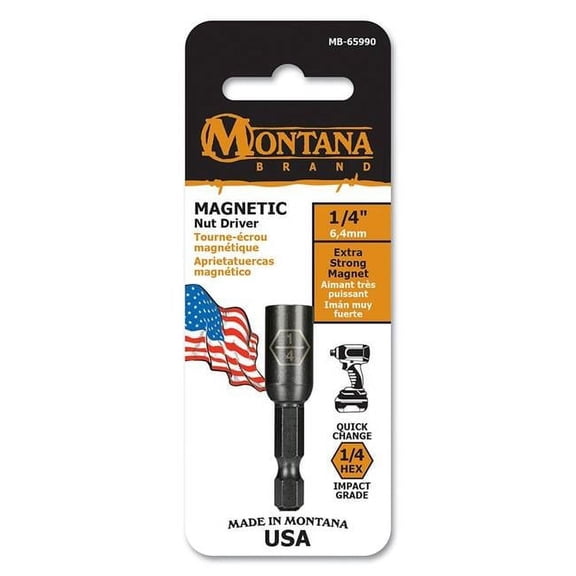 Montana Brand MB-65991 5-16 in. Magnetic Nut Driver Guide 5 Pack