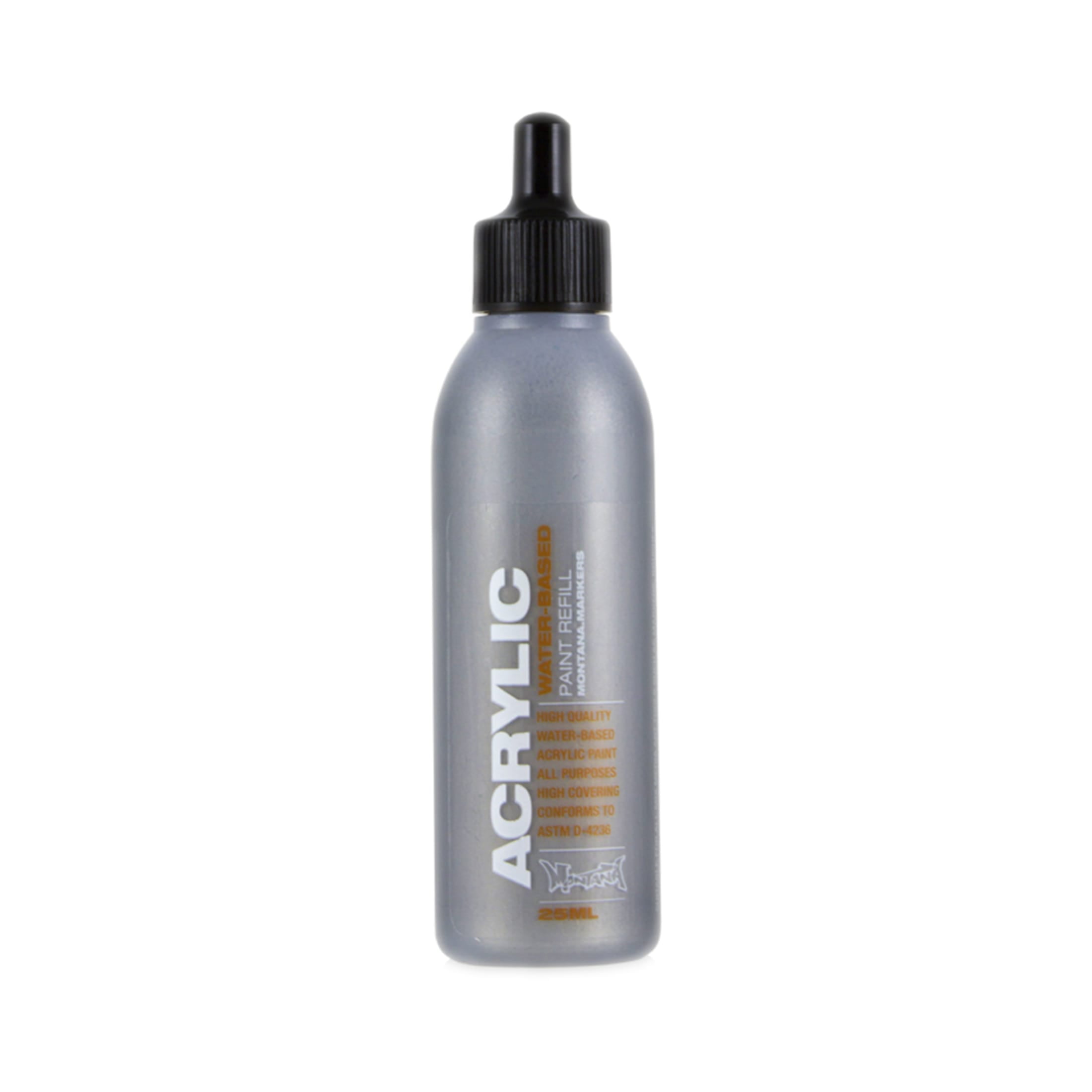 Metallic Ink Refills Montana Cans Acrylic Marker Ink Refills, 25ml Bottle, Metallic Outline ...