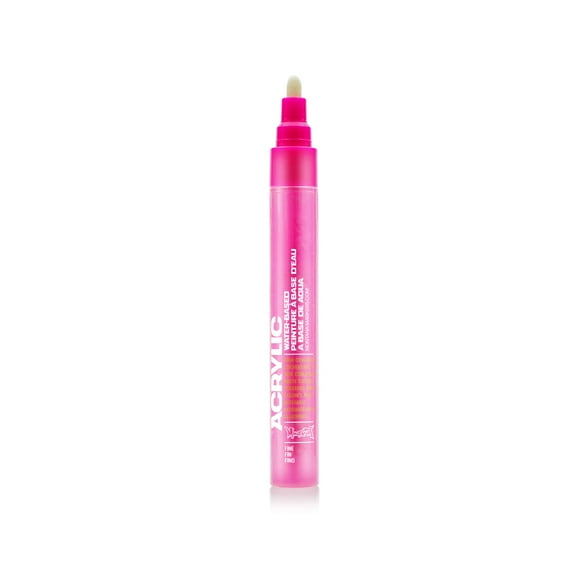 Montana Cans Acrylic Paint Marker, 2mm, Fine Nib, Gleaming Pink