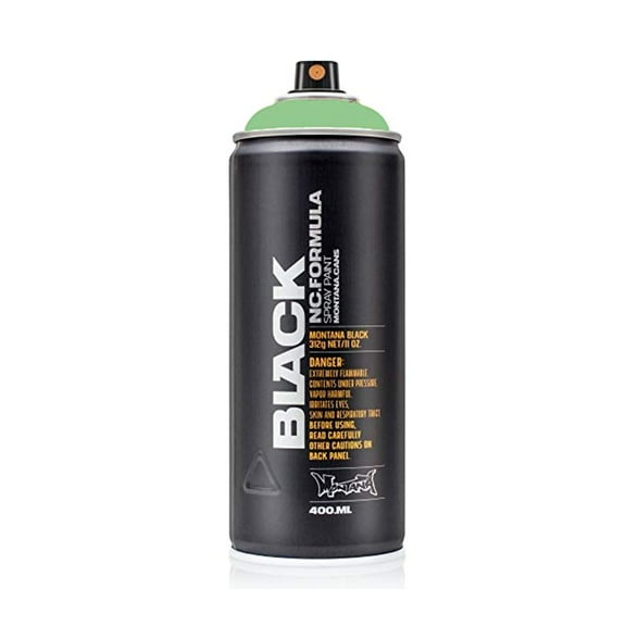 Montana Cans BLACK Spray Paint, 400ml, E2E Green
