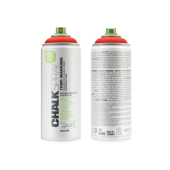 Montana Cans CHALKSPRAY Paint, 400ml, Red