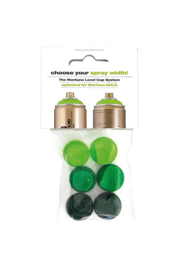 Montana Cans GOLD 6 Green Capset