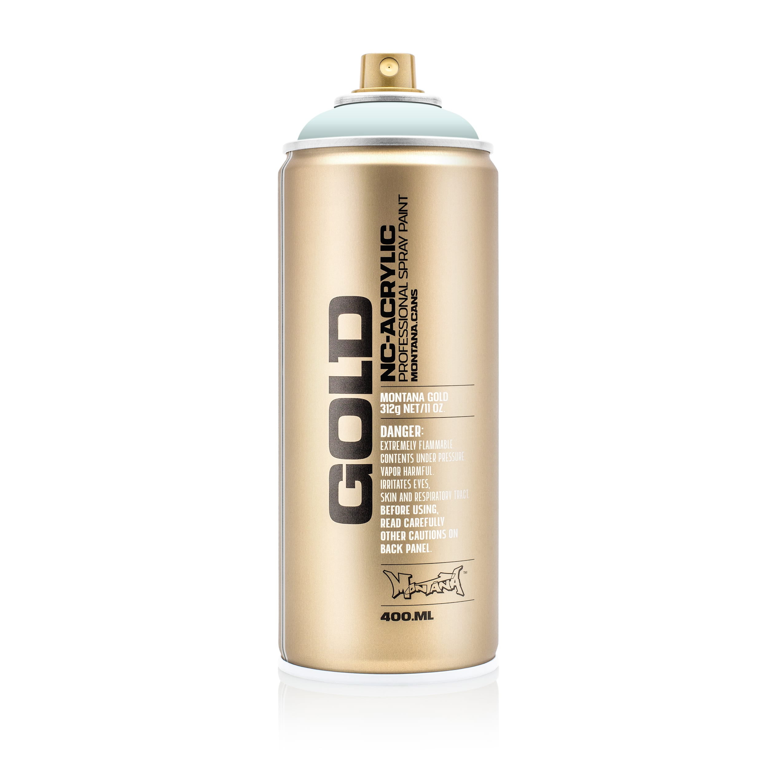 Montana Cans GOLD Spraydose, 400 Ml, Farbe Polar Blue – Hohe Deckkraft, Für Künstler & Kreative
