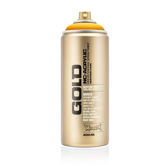 Montana Cans GOLD Spray Paint, 400ml, Yolk