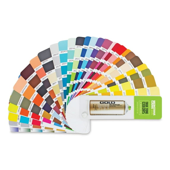 Montana Cans GOLD True Color Swatch Book