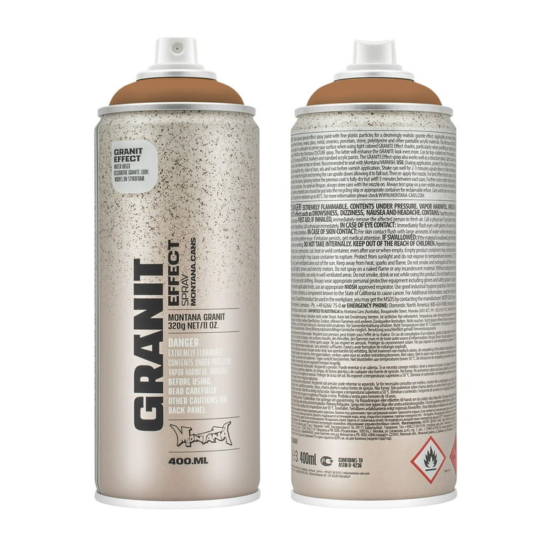 Montana Cans GRANIT EFFECT Spray Paint, 400ml, Brown 
