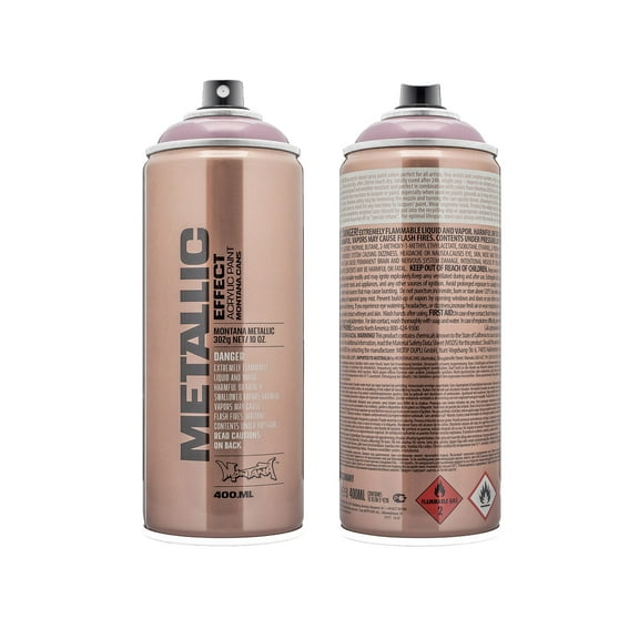 Montana Cans METALLIC EFFECT Spray Paint, 400ml, Rose