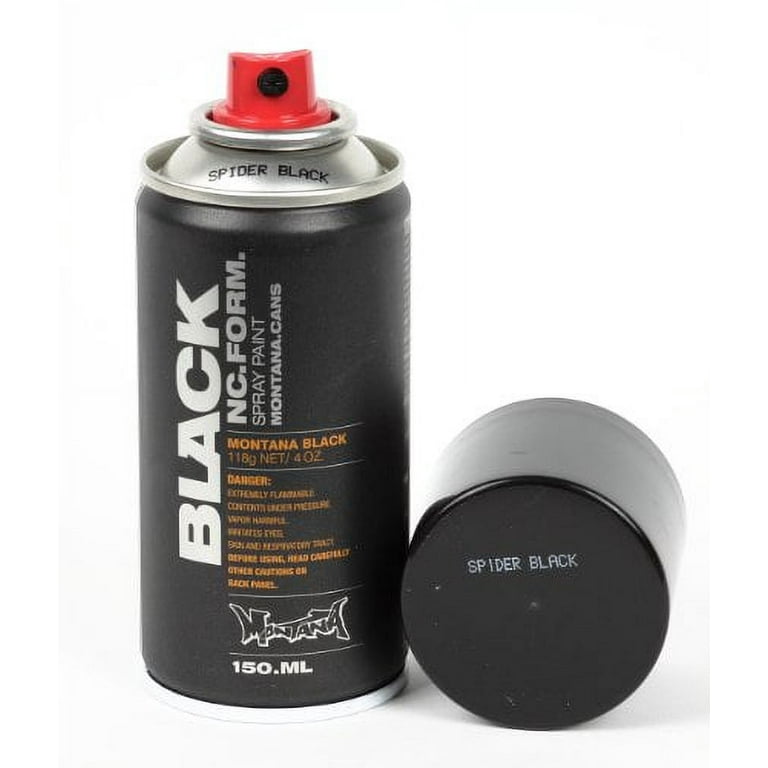 Montana Cans Montana BLACK 150ml Spider Effect Color, Spray Paint 