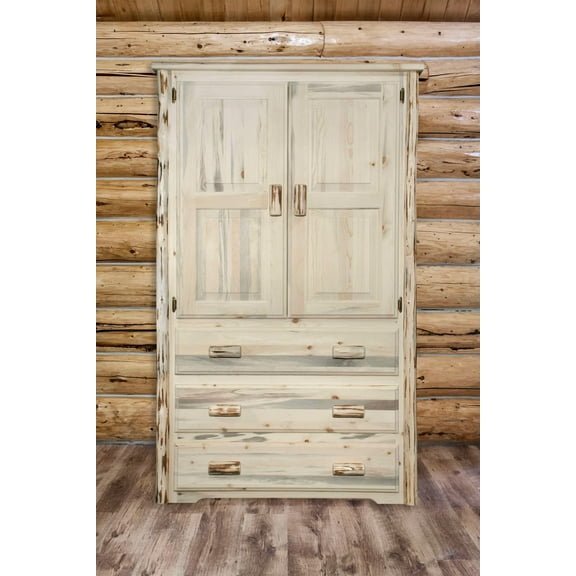 Montana Collection Armoire/Wardrobe, Ready to Finish