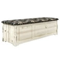 thumbnail image 1 of Montana Collection Blanket Chest, Woodland Upholstery, Clear Lacquer Finish, 1 of 5