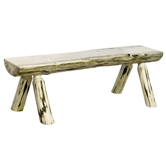 Montana Collection Half Log Bench, Ready to Finish, 45 Inch