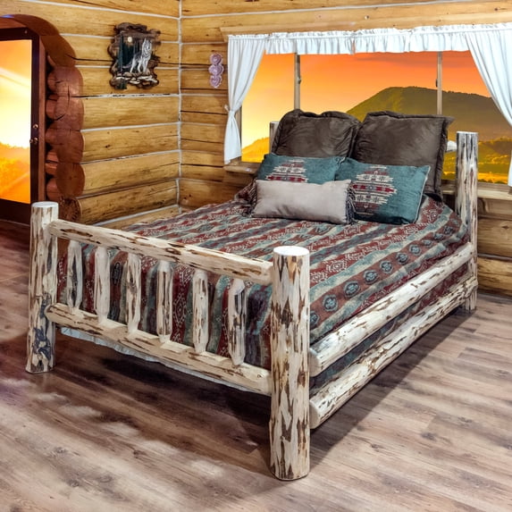 Montana Collection King Bed w/ Storage, Ready to Finish