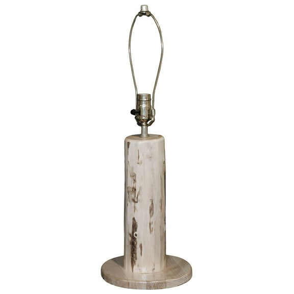 Montana Collection Table Lamp, Clear Lacquer Finish
