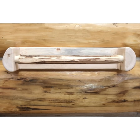 Montana Collection Towel Rack, Clear Lacquer Finish