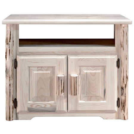 Montana Collection Utility Stand, Clear Lacquer Finish