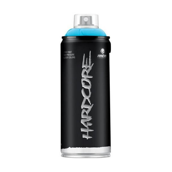Montana Colors  11 oz Hardcore Gloss Spray Paint, Light Blue - 6 per Pack
