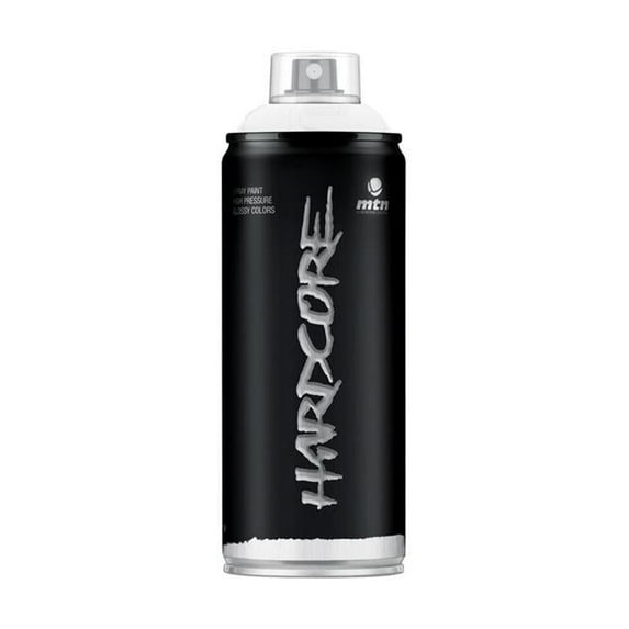 Montana Colors  11 oz Hardcore Gloss Spray Paint, White - 6 per Pack