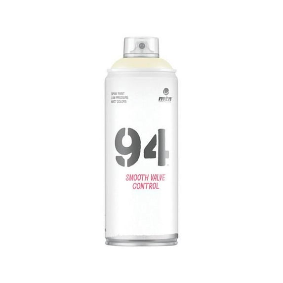 Montana Colors 1863331 11 oz 94 Matte Spray Paint, Bone White