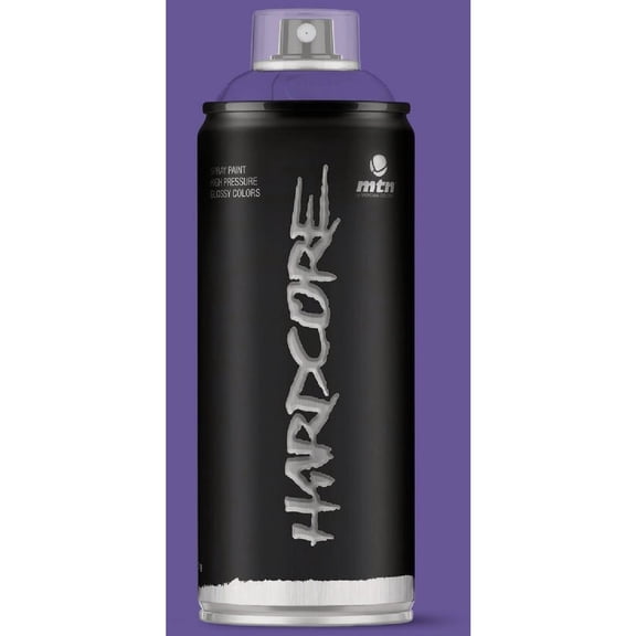 Montana Colors 1863620 11 oz Hardcore Gloss Spray Paint, Prophet Violet - 6 per Pack