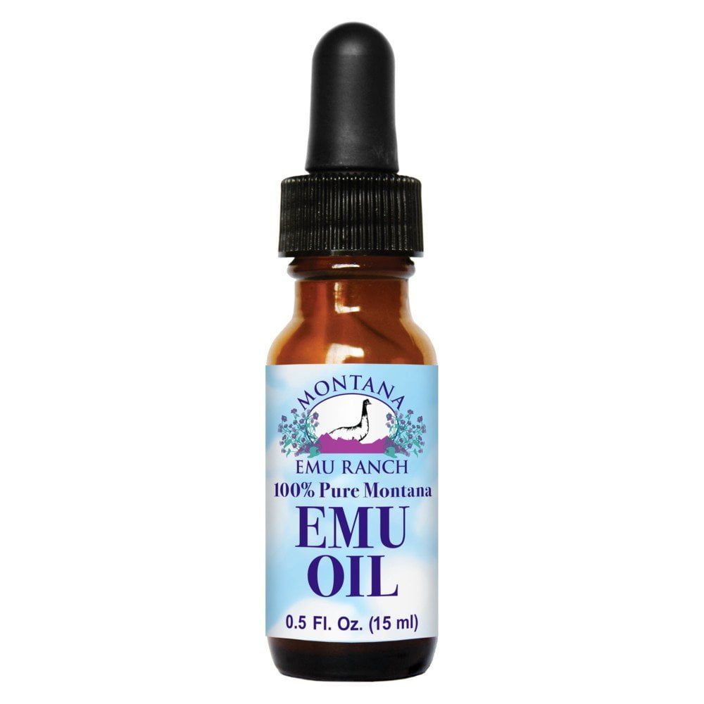 Montana Emu Ranch Co. 100 Pure Montana Emu Oil 0.5 oz Liquid