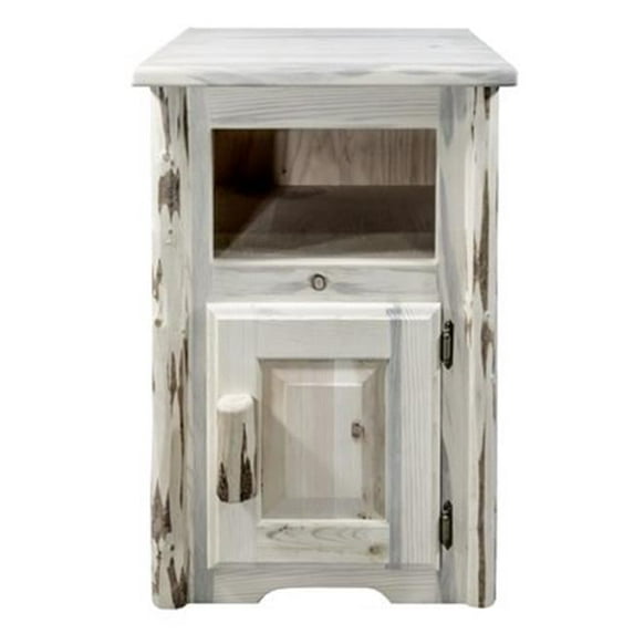 Montana Entry Table with Door Right Hinged, Ready Finish