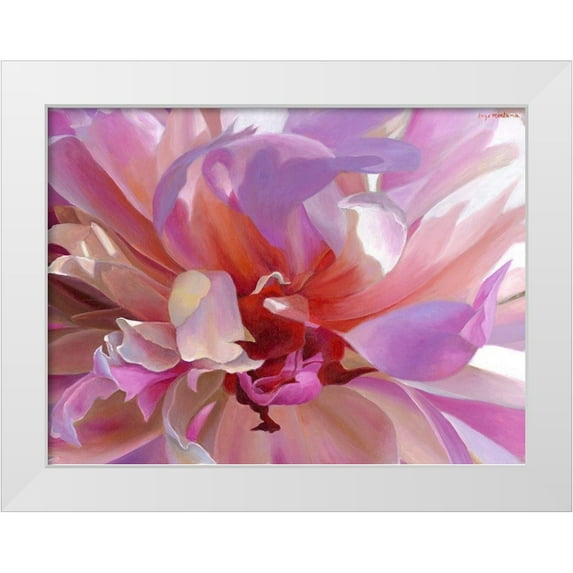 Montana, Enzo 14x11 White Modern Wood Framed Museum Art Print Titled - Falling In Love With Love
