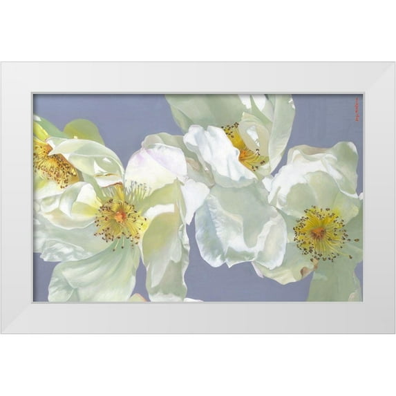 Montana, Enzo 24x17 White Modern Wood Framed Museum Art Print Titled - Born To Be Wild