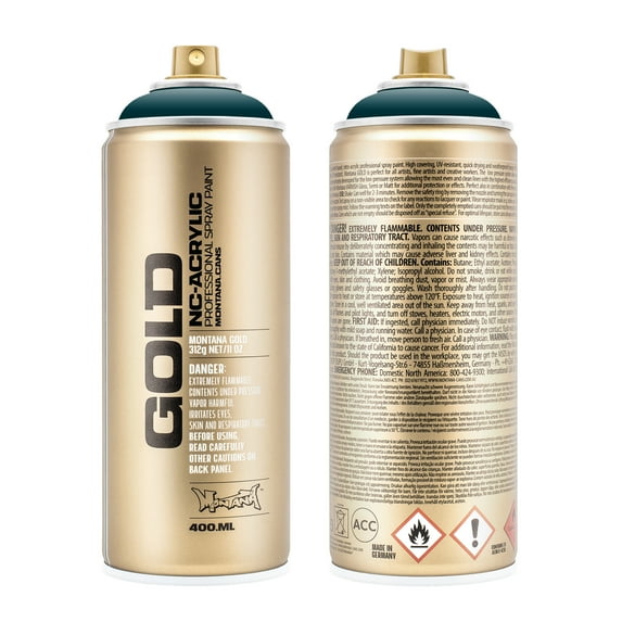 Montana GOLD 400 ml Spray Color, Petrol