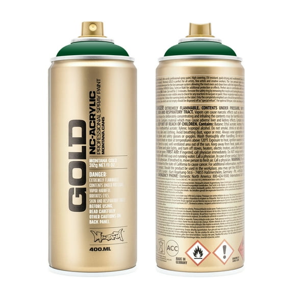 Montana GOLD 400 ml Spray Color, Smaragd Green