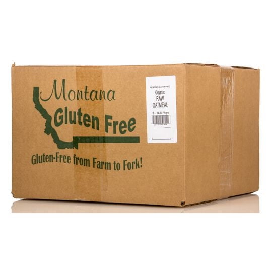 Montana Gluten Free Raw Oatmeal, GF, Organic-6 x 3 lb