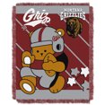 thumbnail image 1 of Montana Grizzlies NCAA Triple Woven Jacquard Throw (Fullback Baby Series) (36"x48"), 1 of 2