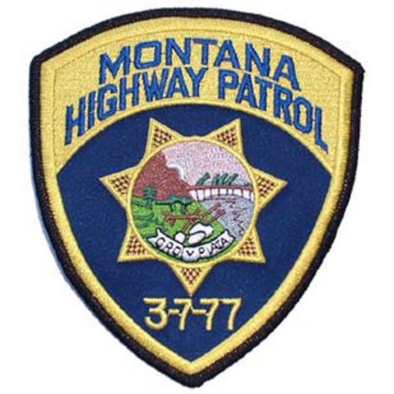 Montana Highway Patrol Patch 3"