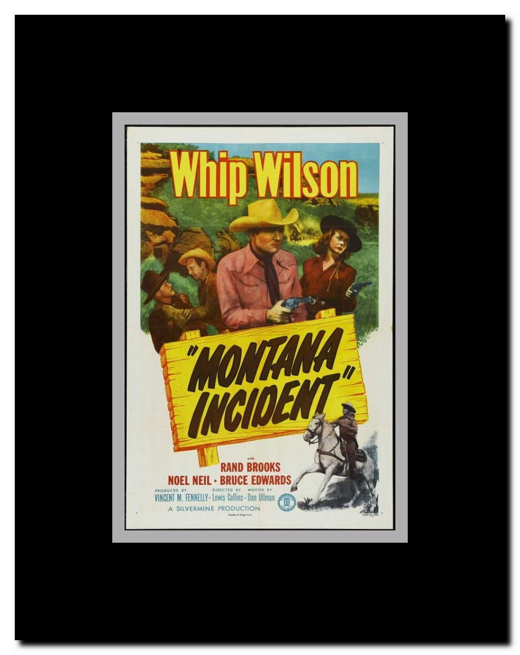 Montana Incident Framed Movie Poster
