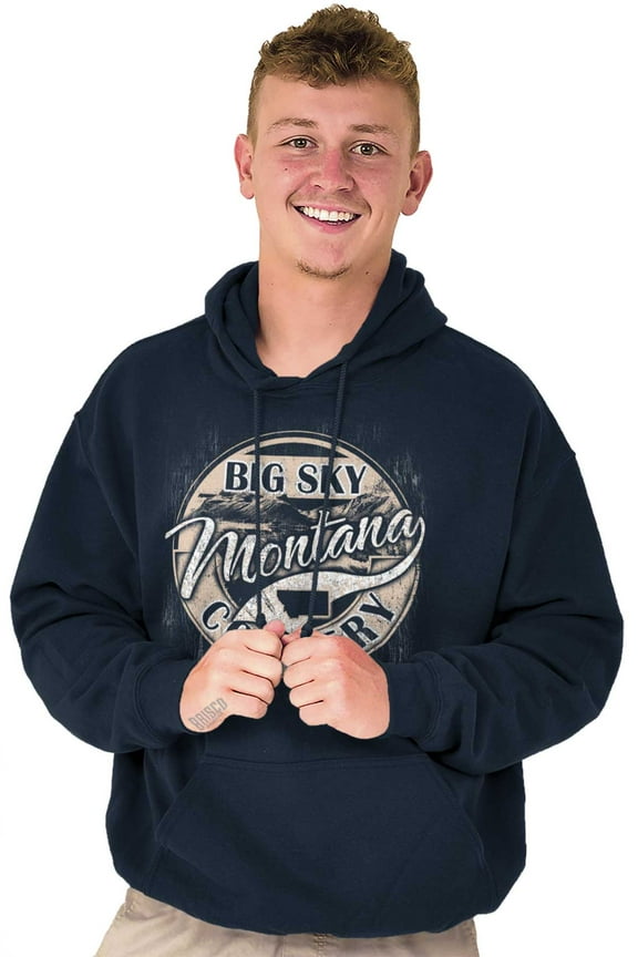 Montana MT Big Sky Country Souvenir Unisex Plus Size Hoodie Brisco Brands 3X