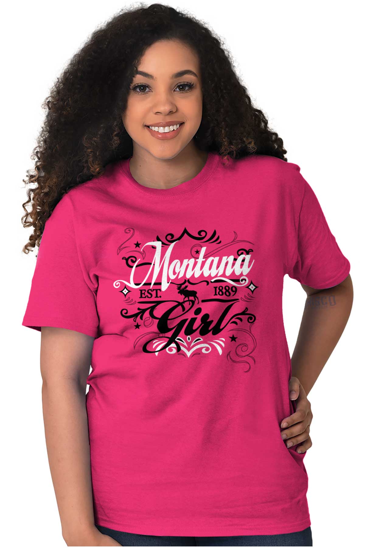 Montana MT Fancy Feminine Filagree Women Plus Size Graphic Tee Tees ...