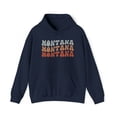 thumbnail image 1 of Montana Moving Away Retro 70s Hoodie, Gifts, Hooded Sweatshirt, 1 of 4