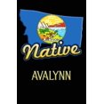 thumbnail image 1 of Montana Native Avalynn: College Ruled Composition Book Paperback, 1 of 1