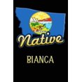 thumbnail image 1 of Montana Native Bianca: College Ruled Composition Book Paperback, 1 of 1