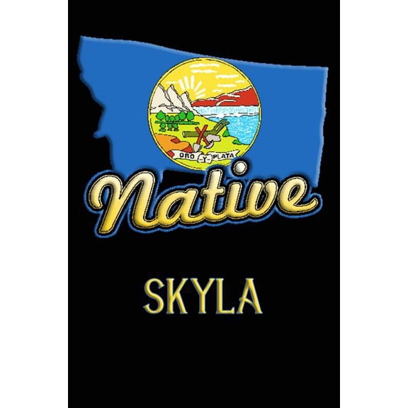 Montana Native Skyla: College Ruled Composition Book Paperback