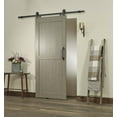 thumbnail image 1 of Montana PVC Barn Door fits Size 36"wide x 84"high - Kit *Requires Assembly* Heather Grey Color, 1 of 3