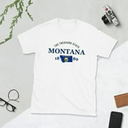 Montana Pride Flag Native Treasure State Short-Sleeve Unisex T-Shirt