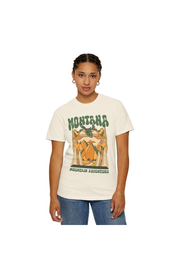 Montana Psychedelic 90s Y2K Style Comfort Colors Unisex Shirt