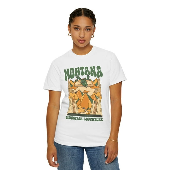 Montana Psychedelic 90s Y2K Style Comfort Colors Unisex Shirt