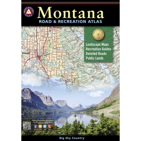 Montana Road & Recreation Atlas, (Paperback)