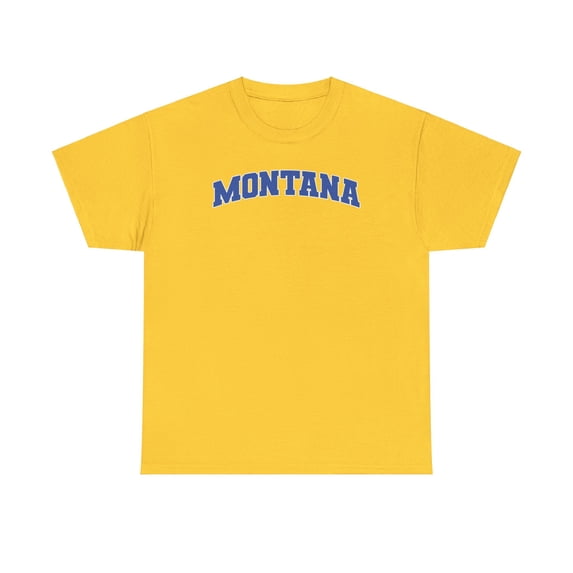 Montana Shirt Gifts Tshirt Crew Neck Short Sleeve