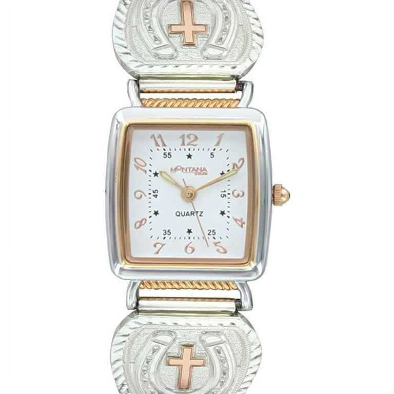 Montana Silversmith Watch Women Cross Expansion Faith Silver WCH3099RG