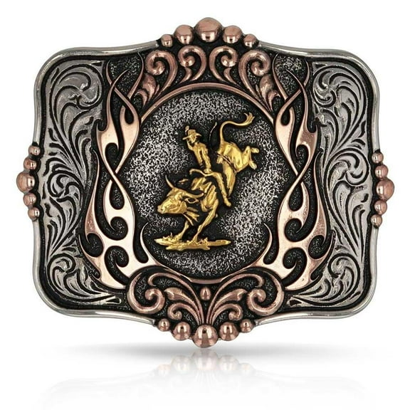 Montana Silversmiths Rodeo Series Attitude Western Belt Buckle Code of the West