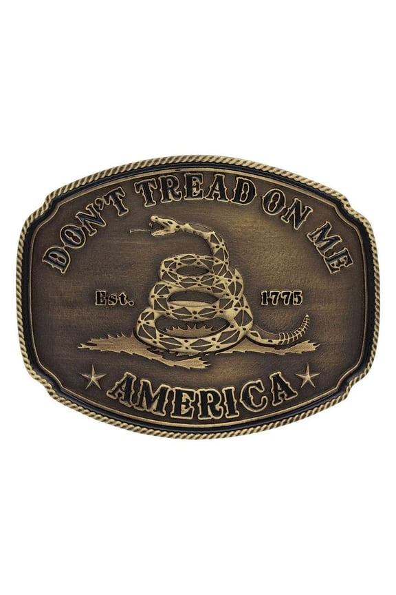 Men's American Gadsden Don't Tread On Me Heritage Gold One Size